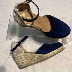 Paseart Women's Navy Espadrilles